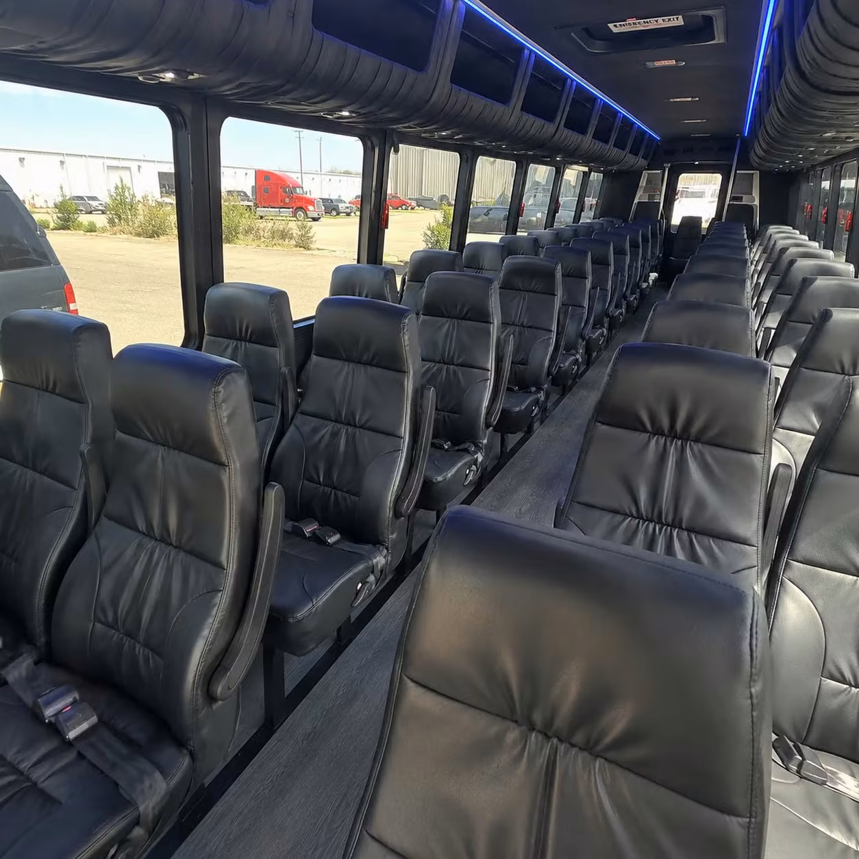 35 passenger minibus inside