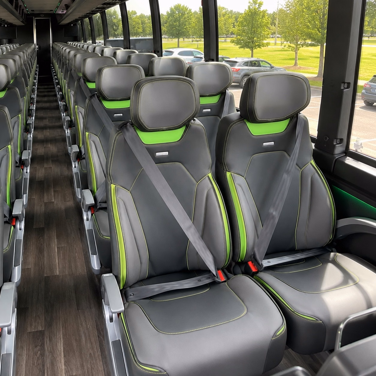 charter buses for multi venue south fulton weddings at outdoor and barn venues