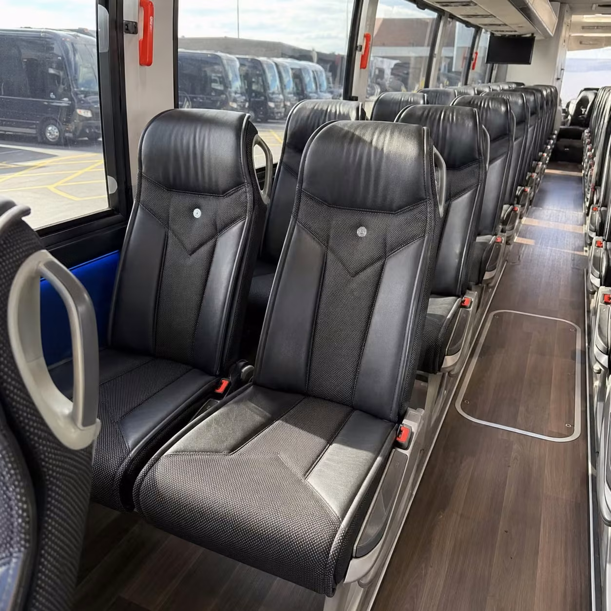 south fulton charter bus rental interior