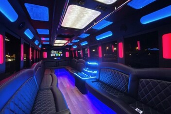 South Fulton Limousine Bus Interior
