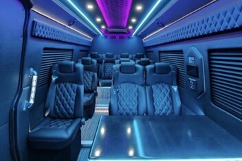 South Fulton Sprinter Bus Interior