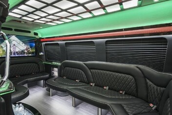 South Fulton Sprinter Party Bus Interior
